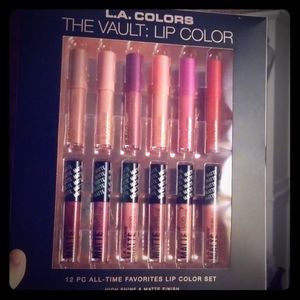 LA Colors The Vault 12 PC Lip Colors